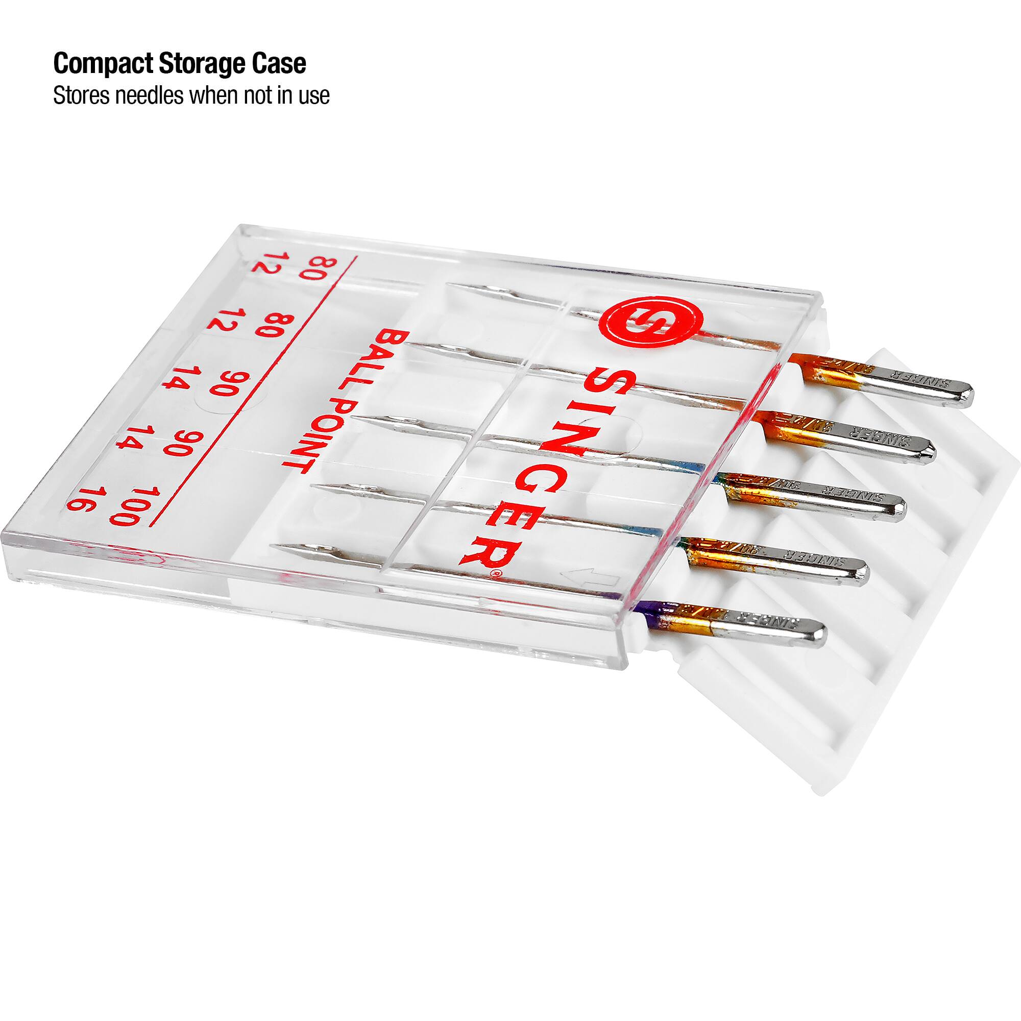 SINGER® Ball Point Sewing Machine Needles, 5ct.